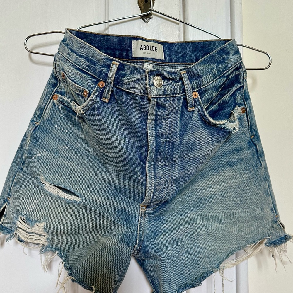 AGOLDE, Dee Ultra High Rise Shorts
Color ricochet, 27